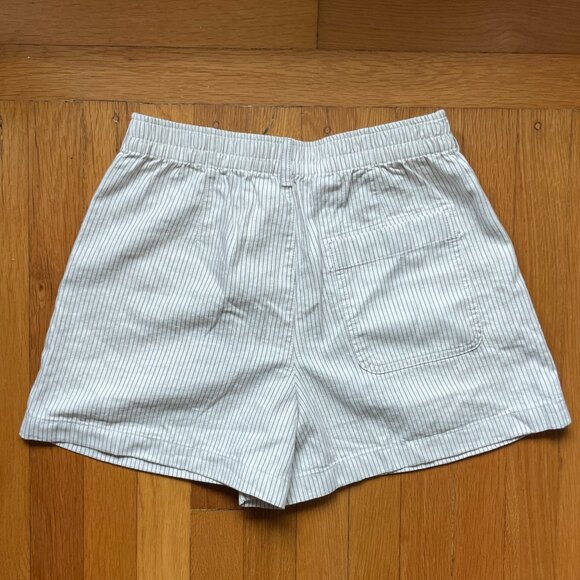 uniqlo - NWOT linen cotton shorts in beige stripe (s) - Picture 3 of 4